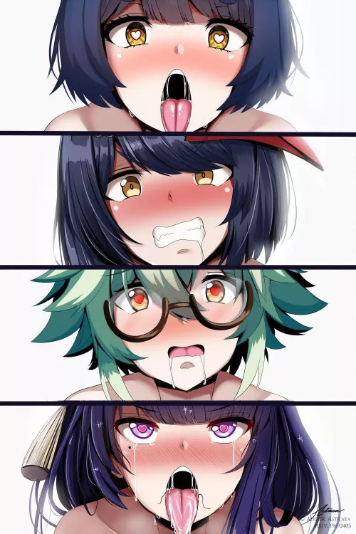 4 different reactions to a creampie