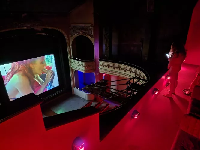 does at an adult theater count?