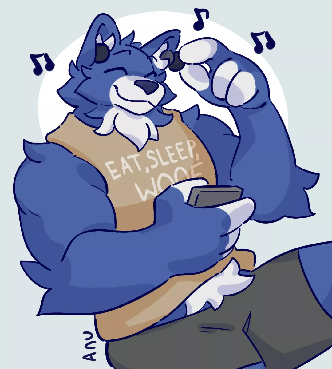 gentle fluffy giant [by me] (comms open!)