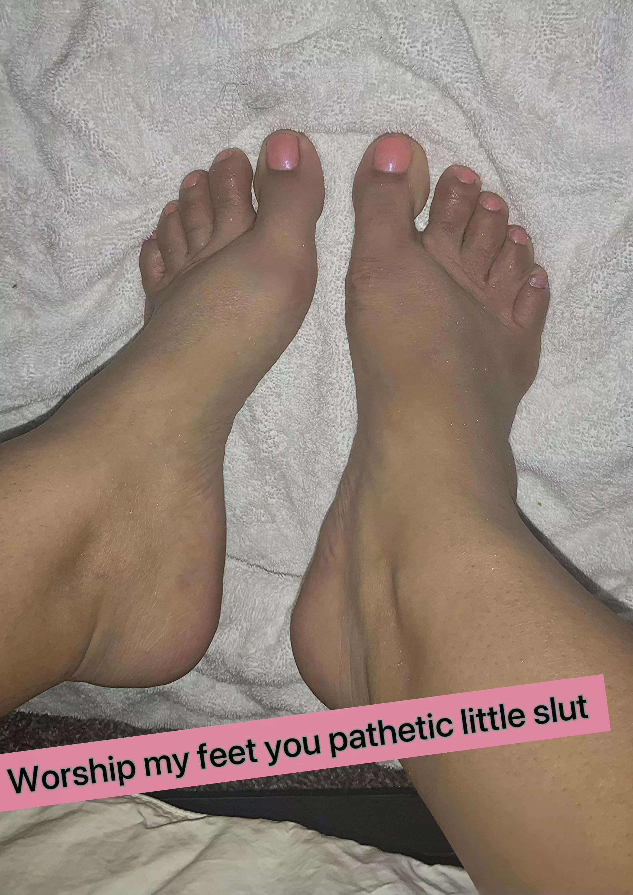 Get down on your knees and serve your GODDESS