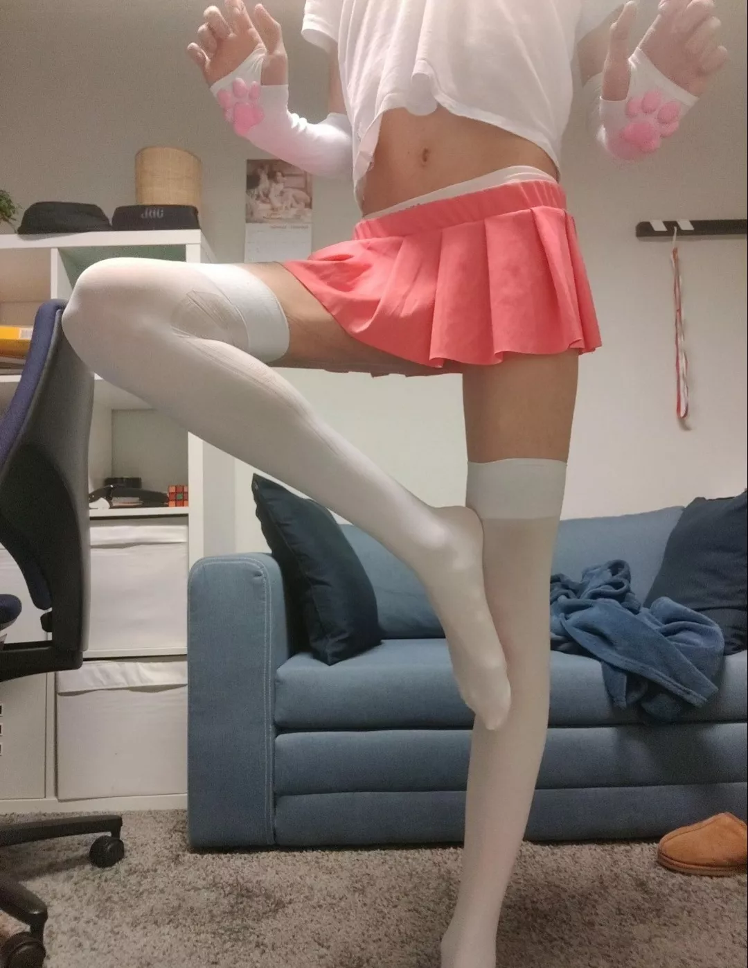 I finally got my little kitty outfit!!!!