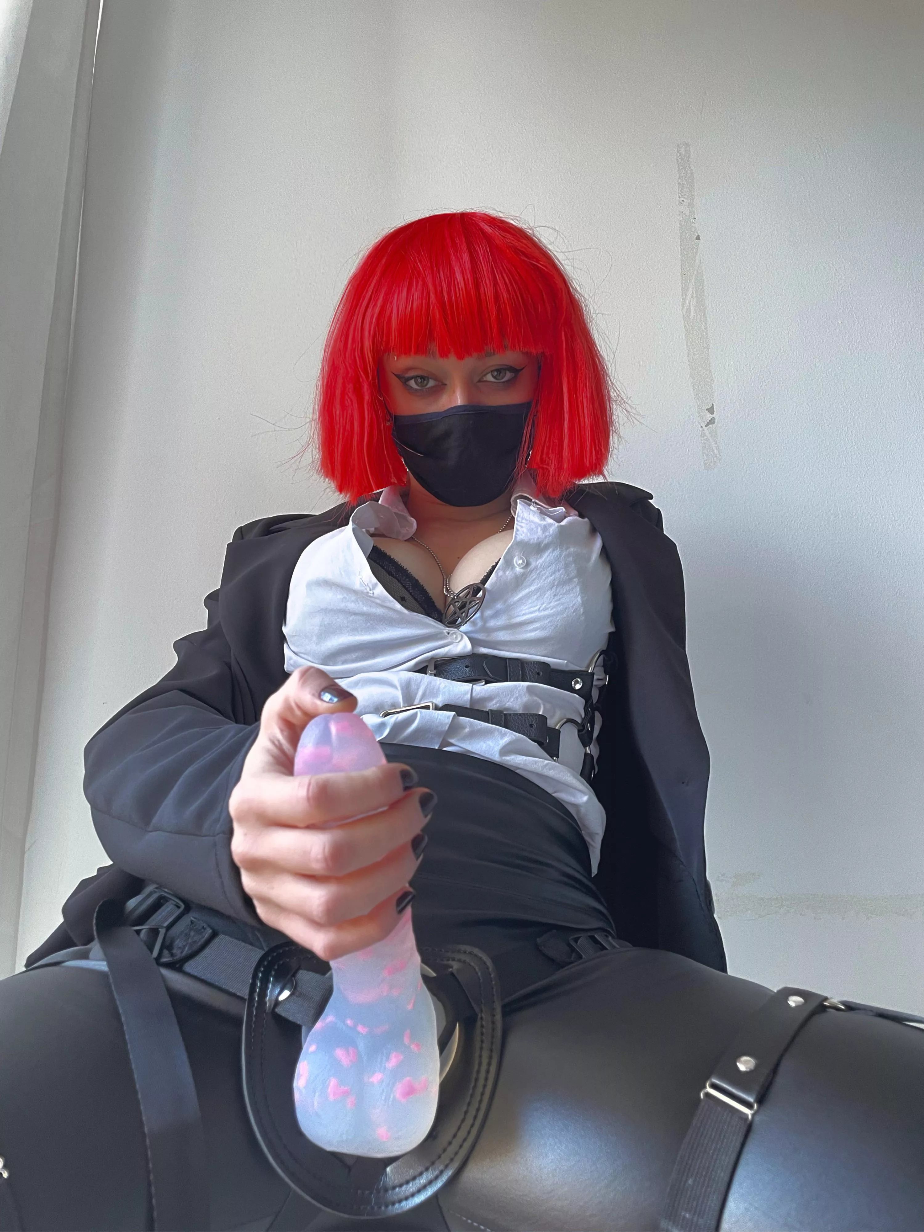 I hope you’re hungry because this is what you’re going to eat [domme]