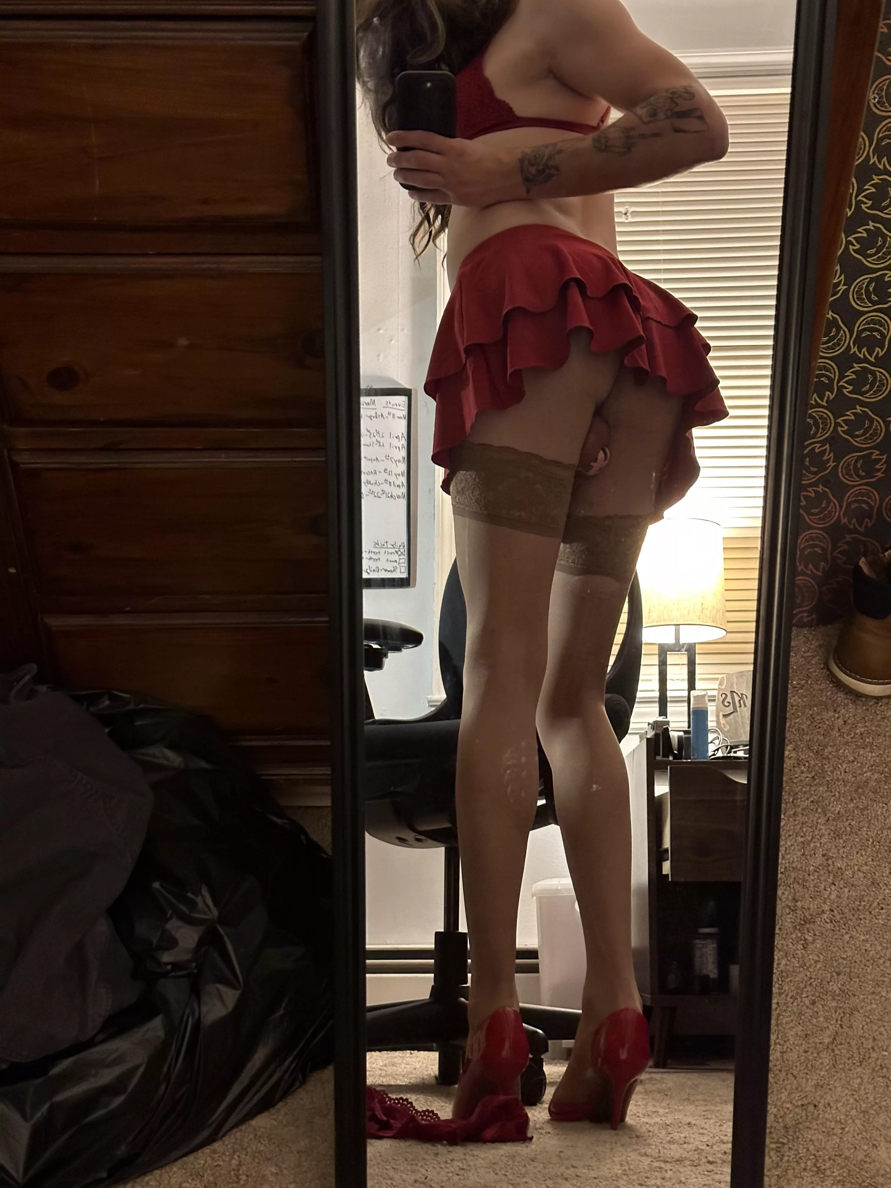 I unlocked last night in a moment of weakness, do you guys have any punishment tasks for this sissy for misbehaving?