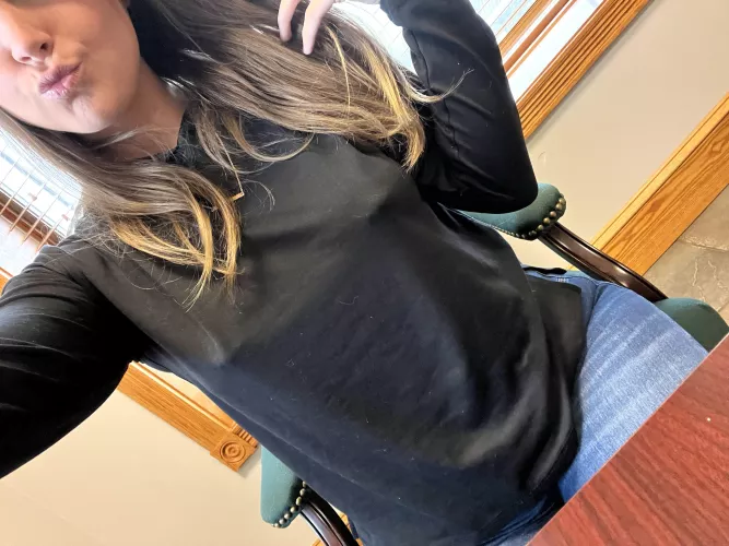 Just A Girl In A Black Shirt Winning Staring Contests