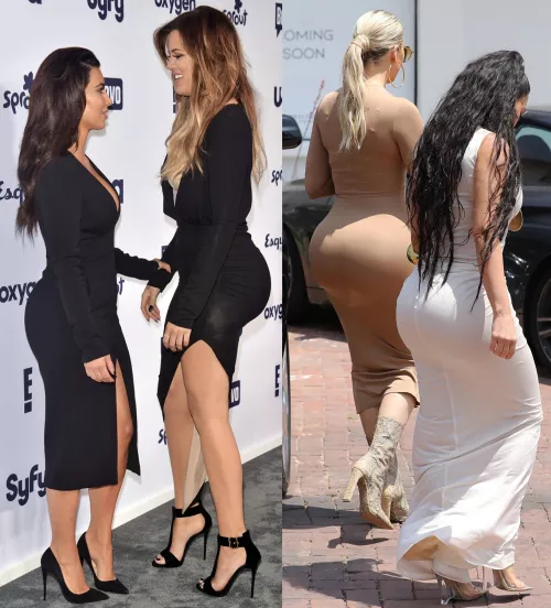 Kim and Khloe