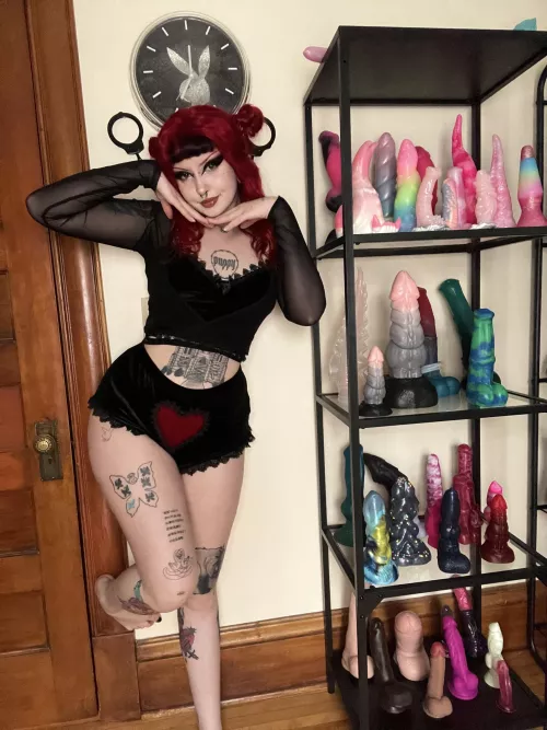 me & friends (i finally got a shelf)