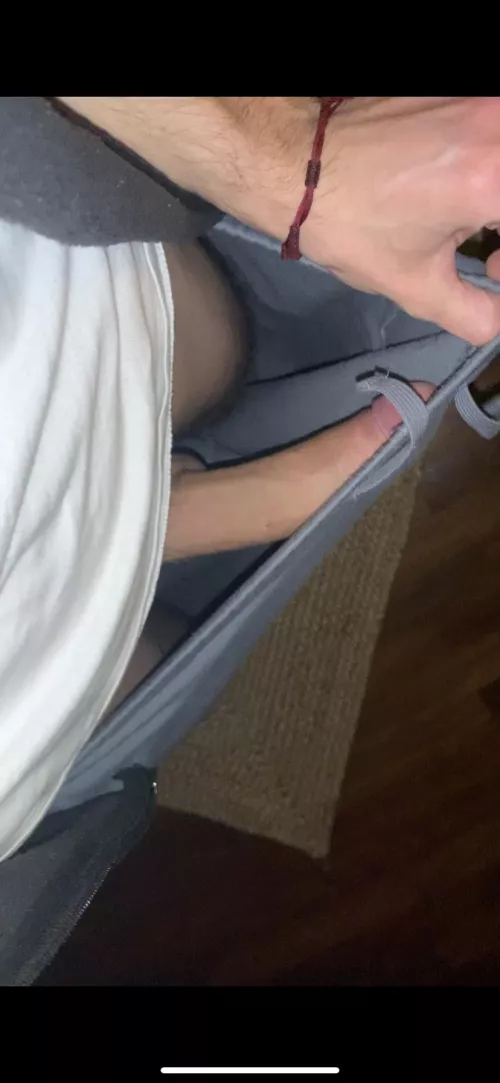 No underwear under your sweatpants, that’s the rule 😏