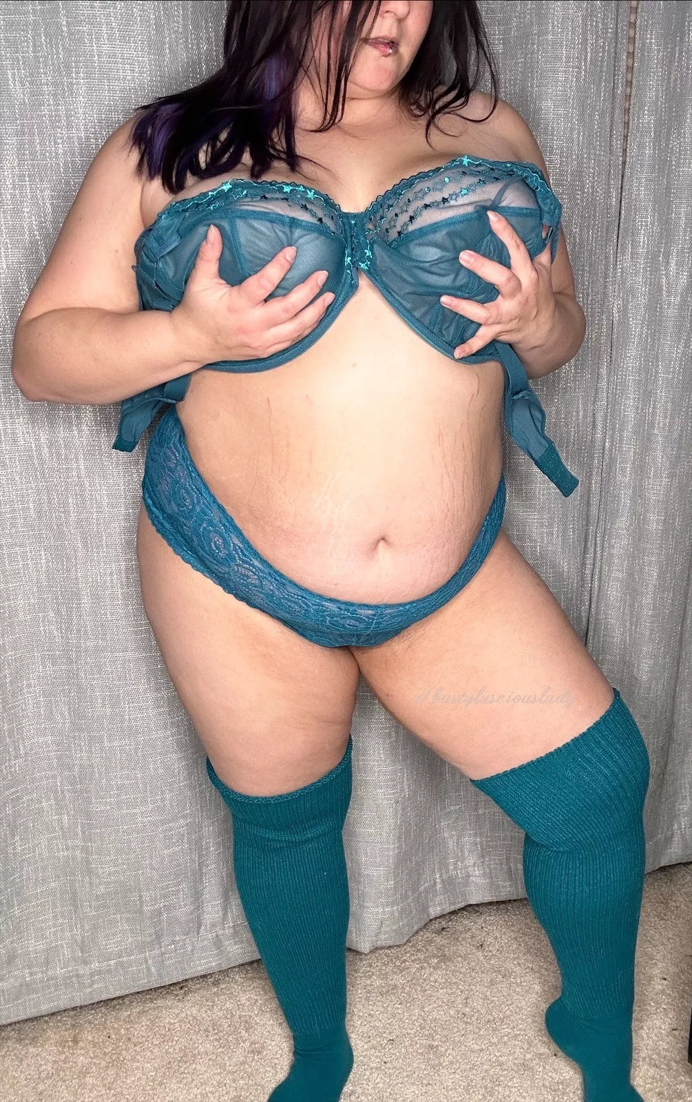 Oh no! You caught me in the middle of taking my bra off! Lol