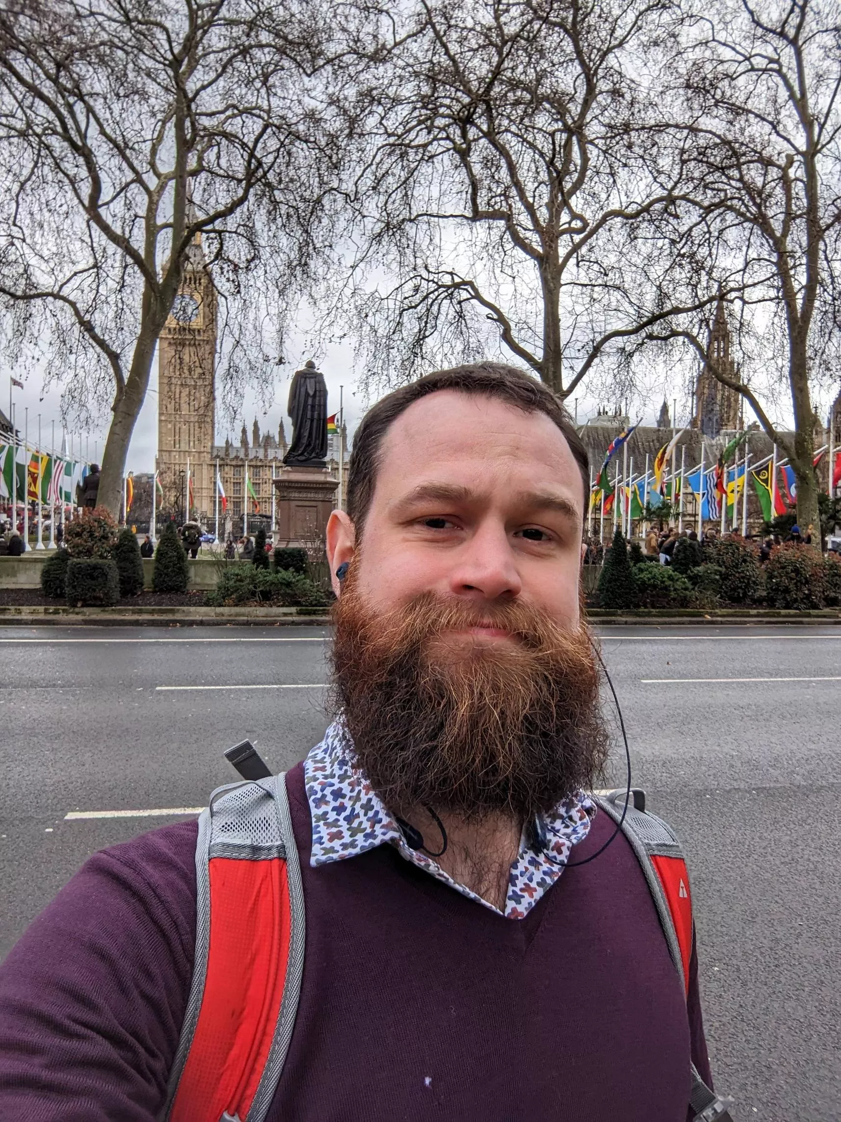 On my way to the office