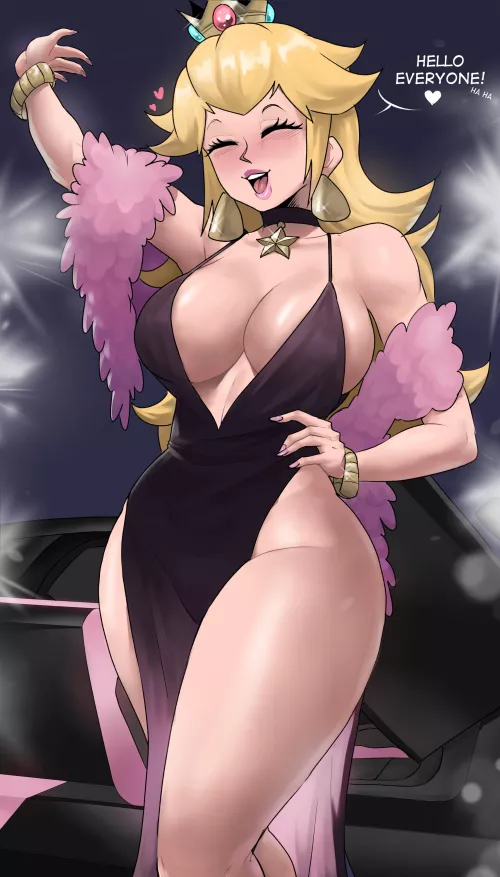 Peach's revealing dress [Mario] (Echosaber)