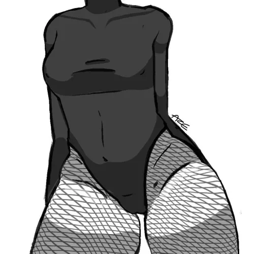 She's waiting for you to say something about her new outfit (art by me)