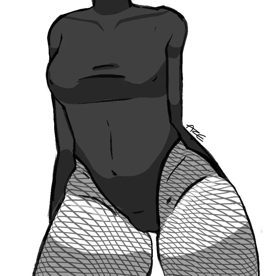 She's waiting for you to say something about her new outfit (art by me)