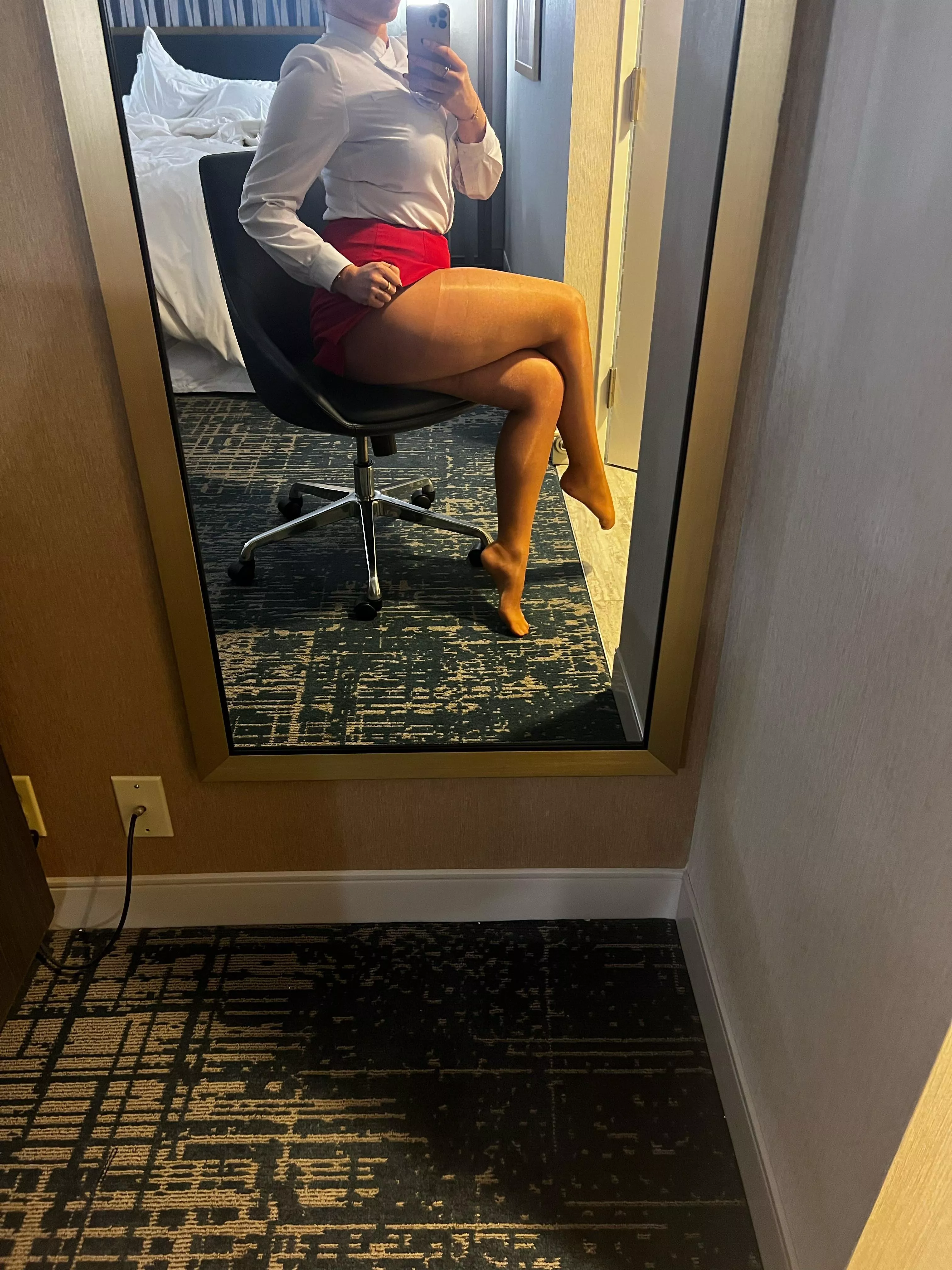 Unedited, just how you like it! Now come help me get out of this uniform!