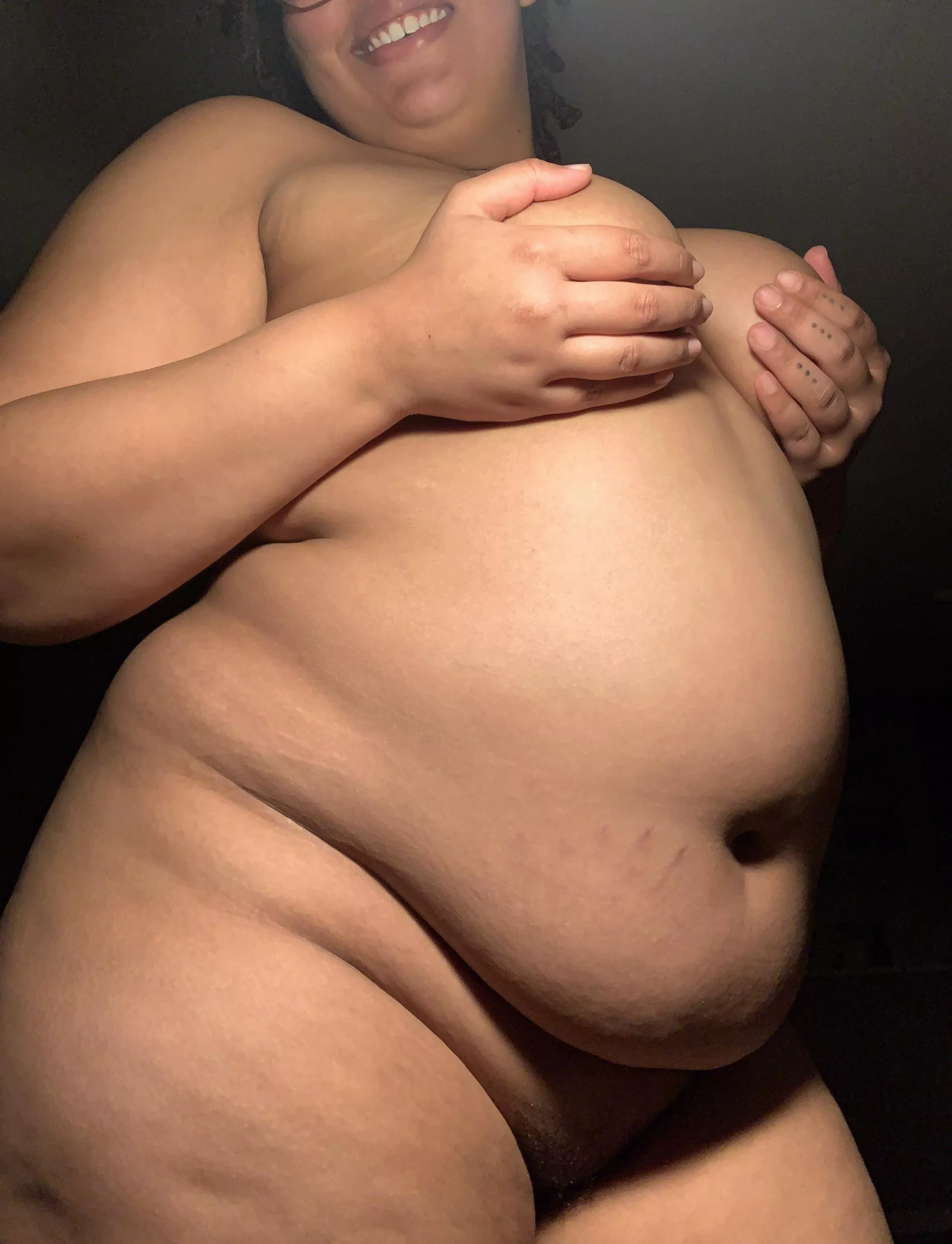 Warm, soft pizza belly!