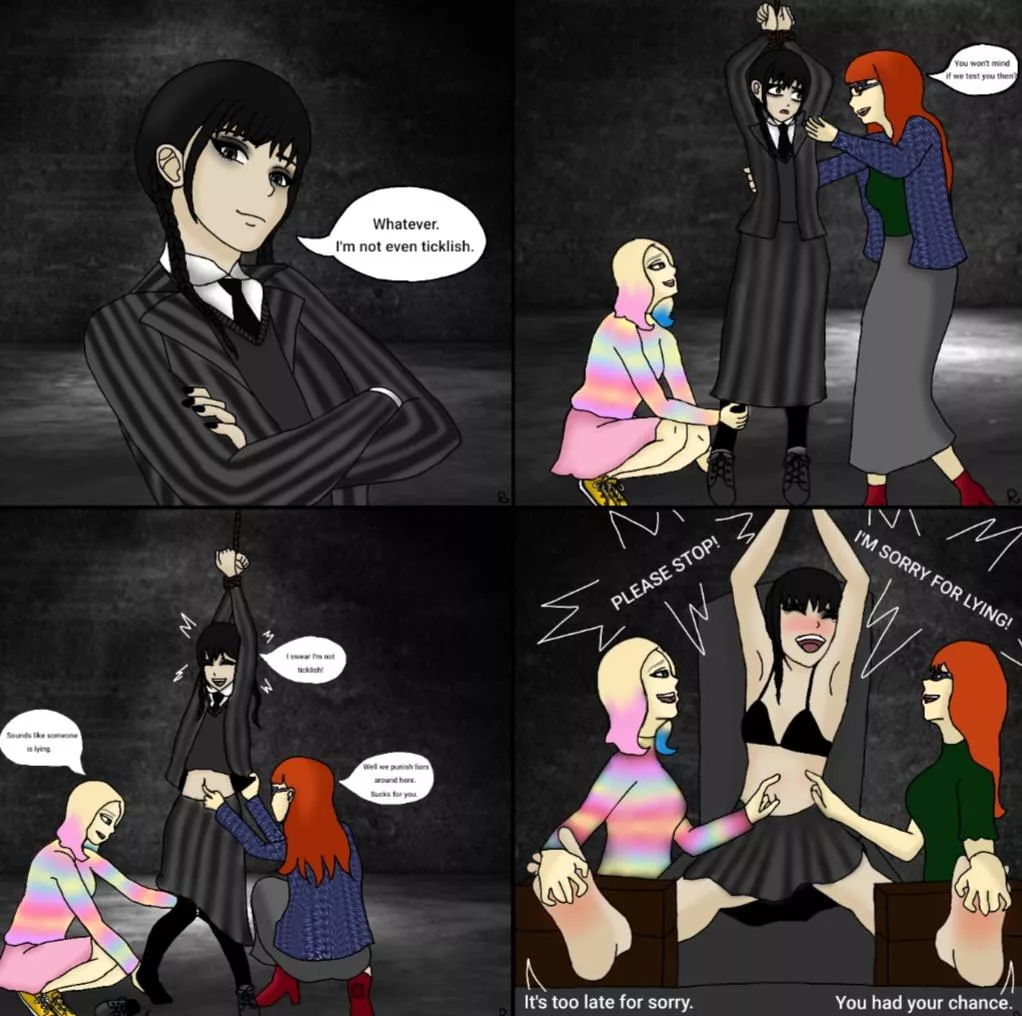 Wednesday got caught lying. (Open for Commissions)