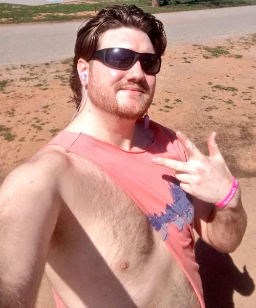 Went for a walk and the wind keeps blowing my tank all over the place 💨