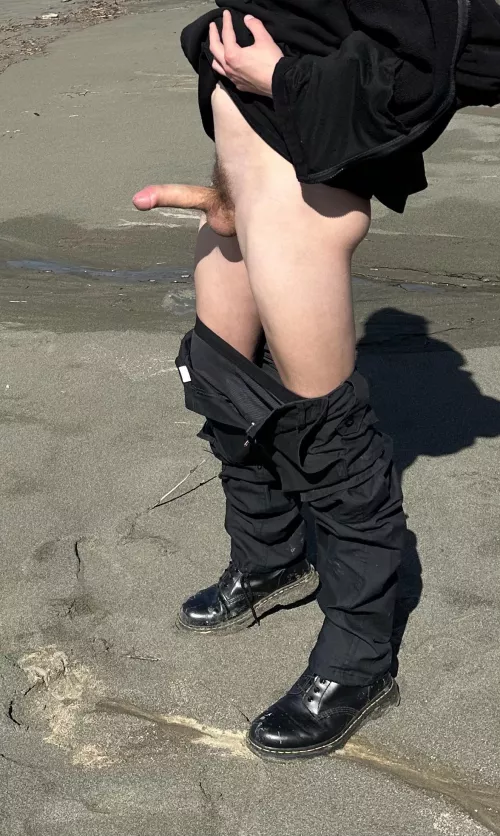 went to the beach today