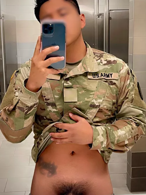 Who’s gonna suck this cock while I’m on staff duty?