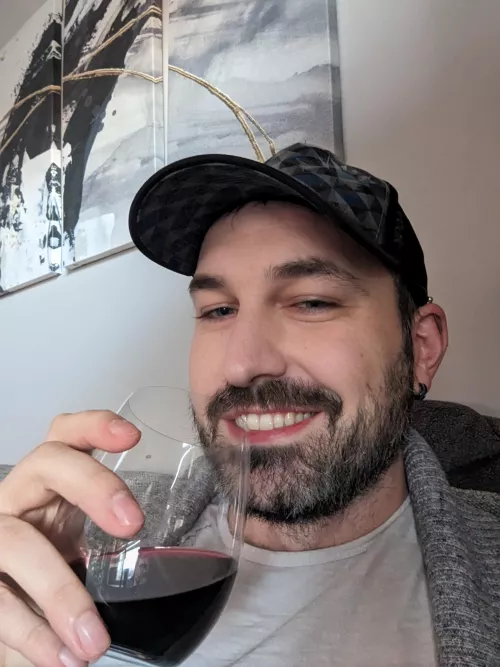 Wine, PJ's and bad TV. can't think of a better way to end off the night!