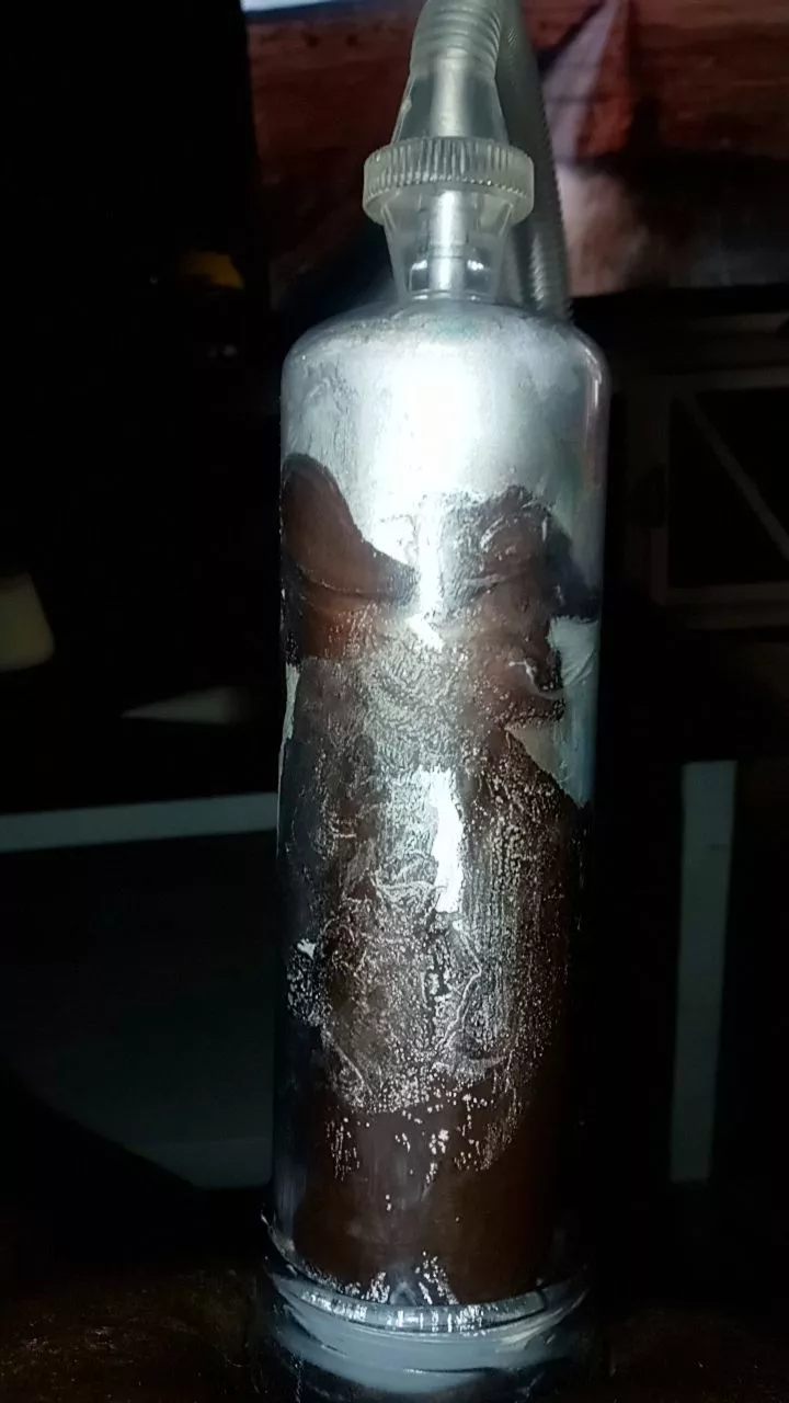 9.5 inch pump got a little steamy