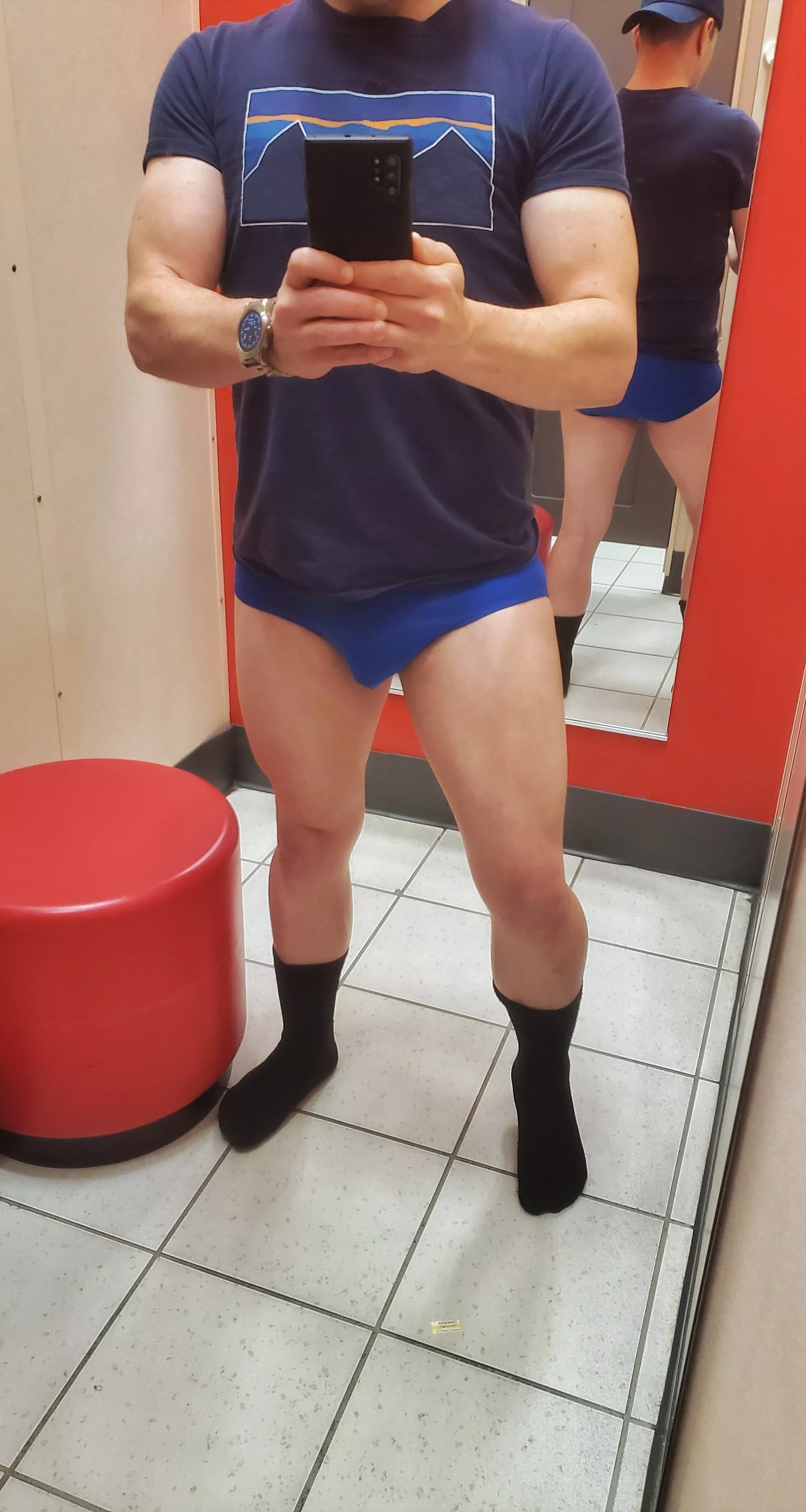 Changing room shenanigans