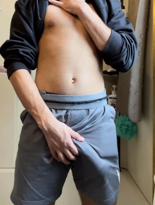 Everyone always stares at me when I wear these shorts. I wonder why?