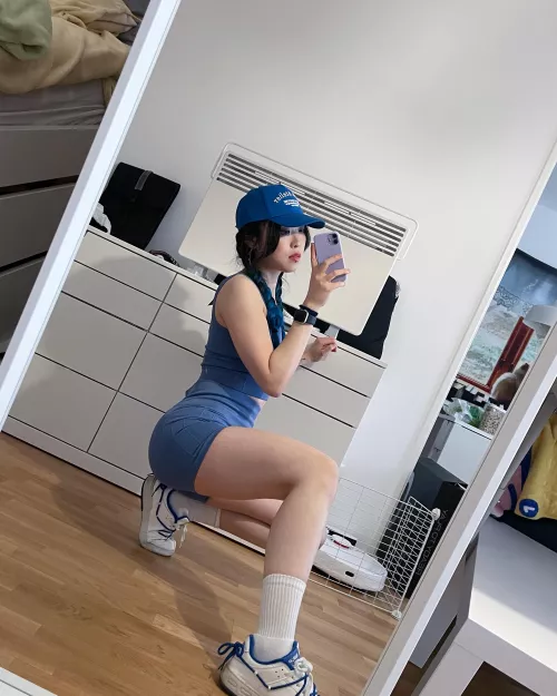 [F] Wanna fuck me in this blue-set🍑💕