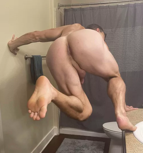 Getting wild in the bathroom