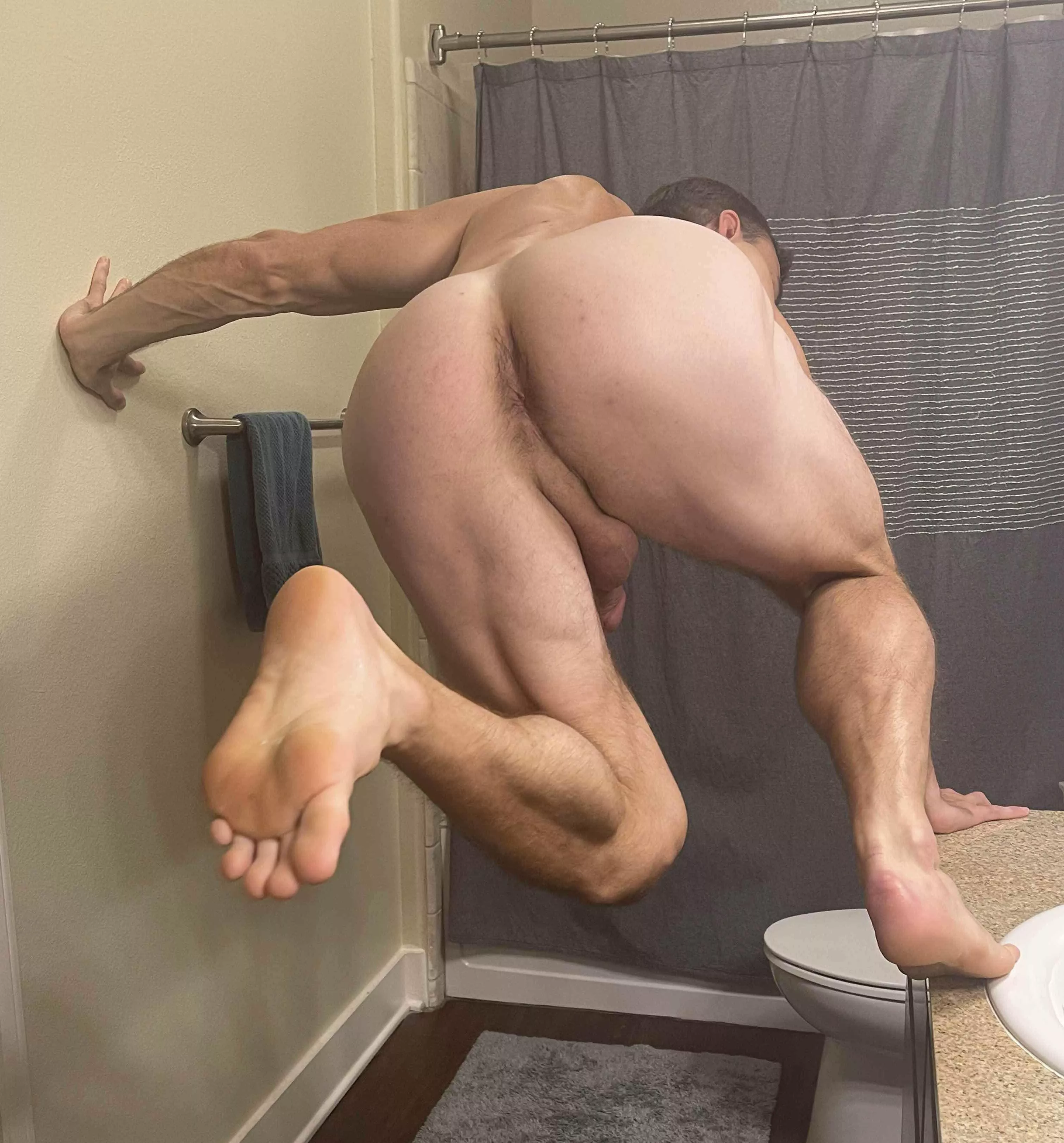 Getting wild in the bathroom