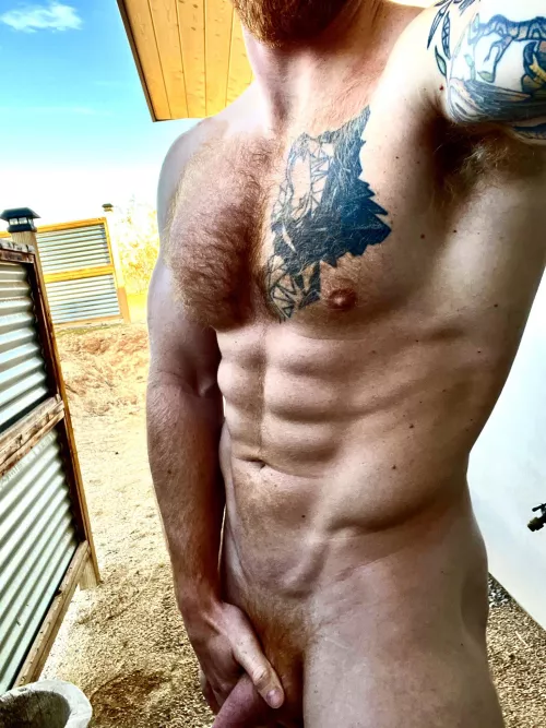 Good morning to everyone who likes deep curly ginger pits and only those people