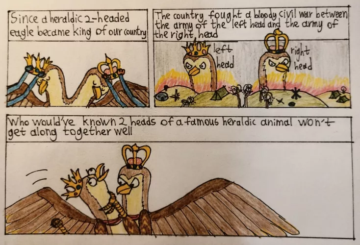 heraldic monarch (art by me)