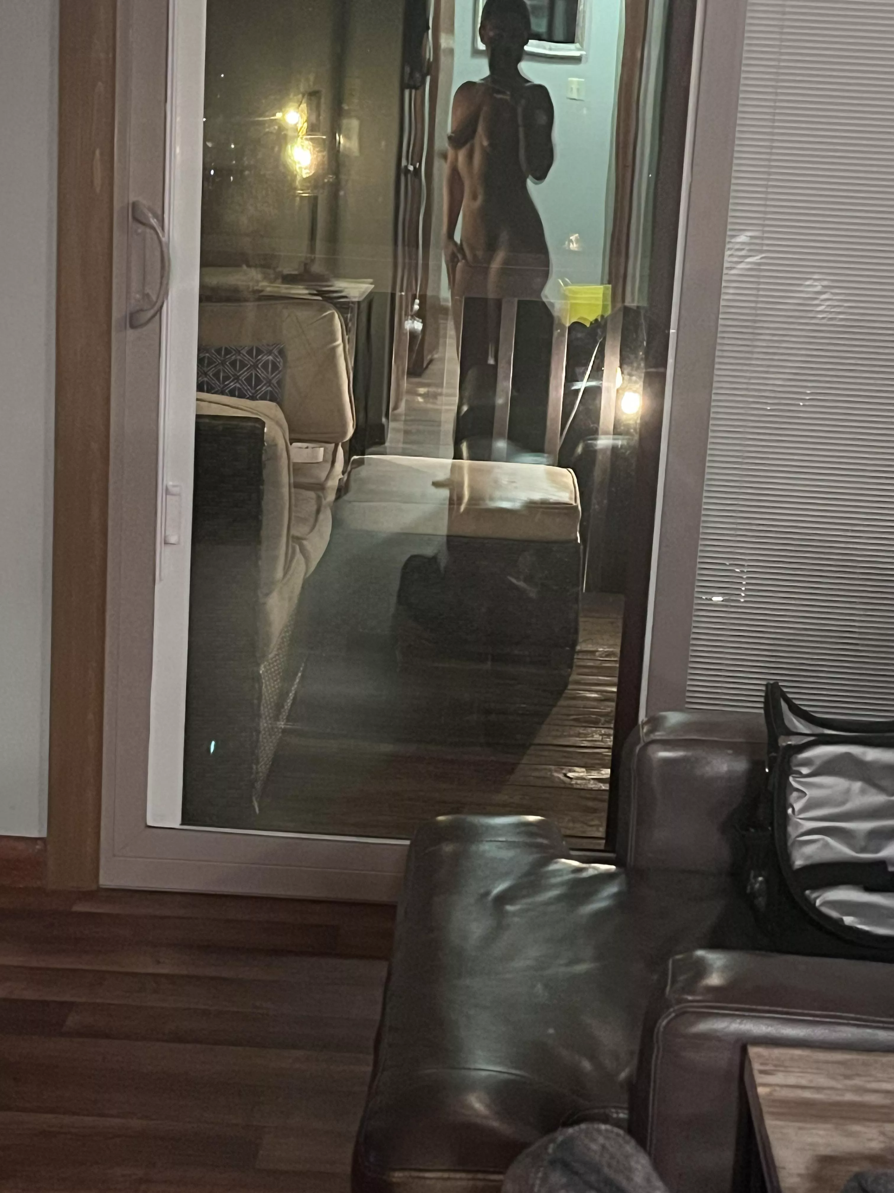 Hoping no one’s outside… or not