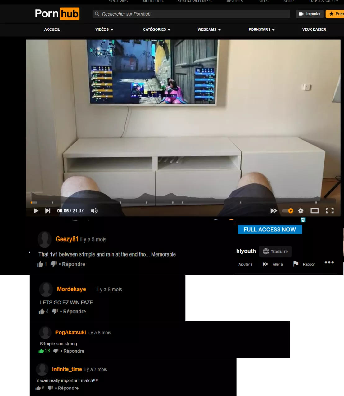 I mean they're right... It was an insane match...