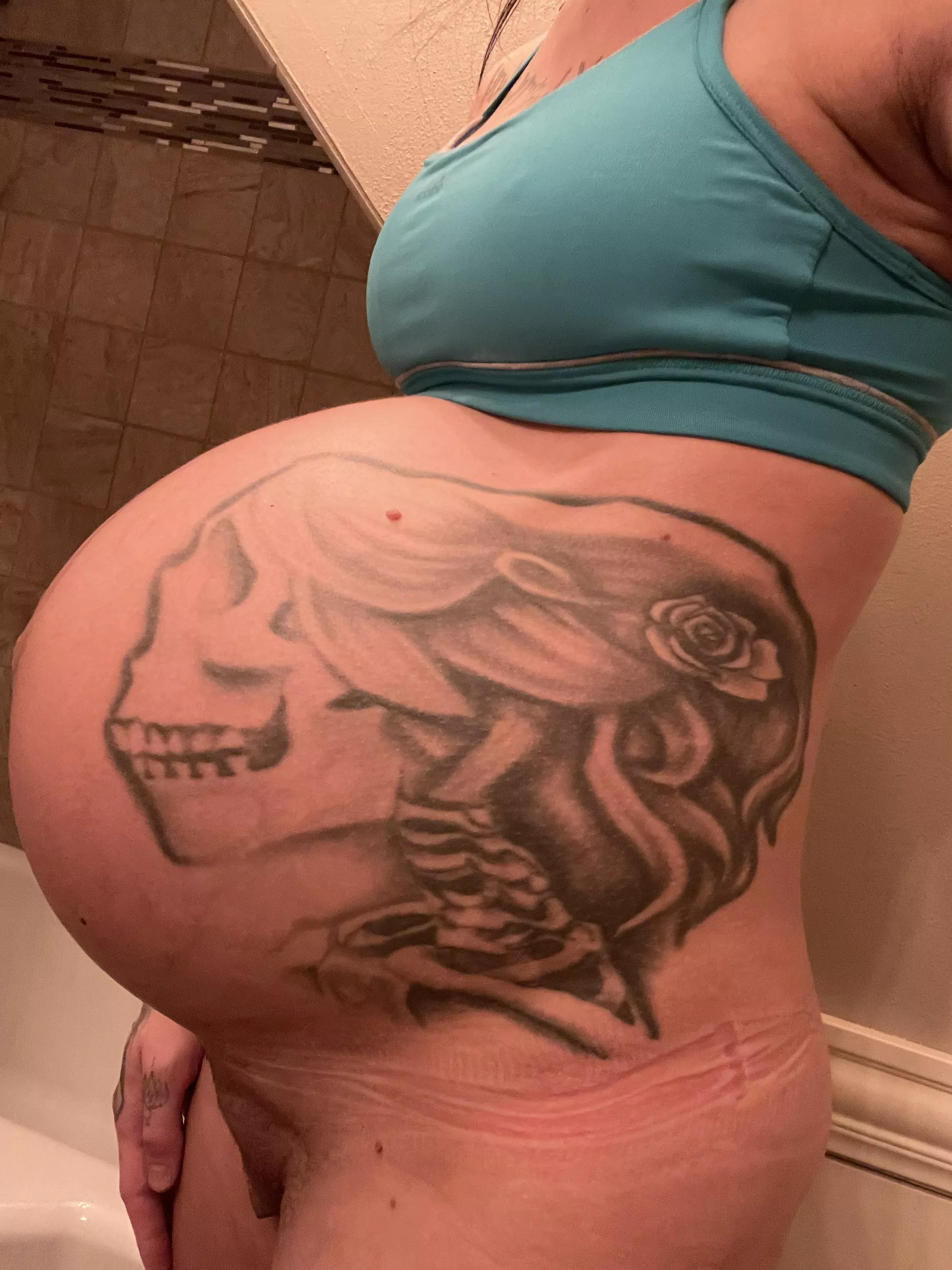 I’m pregnant as f**k!