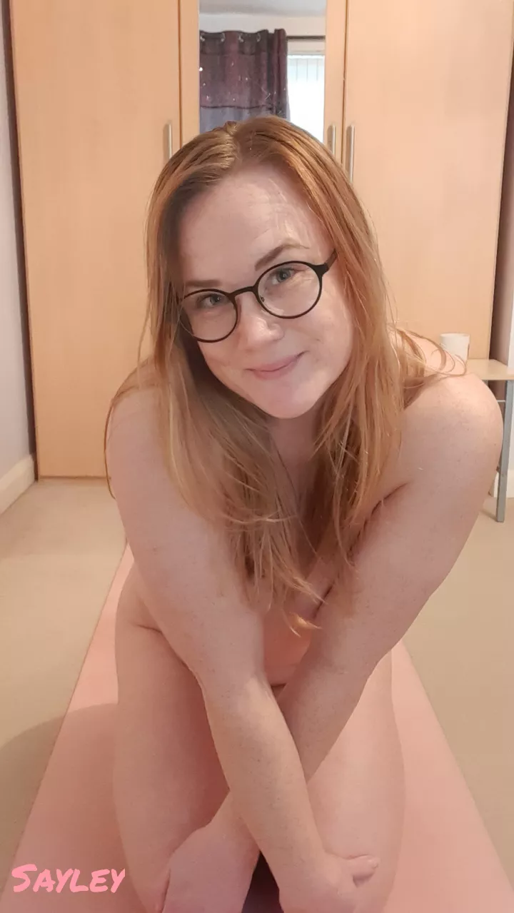 Join me for some naked yoga 7am GMT Sayley's my name