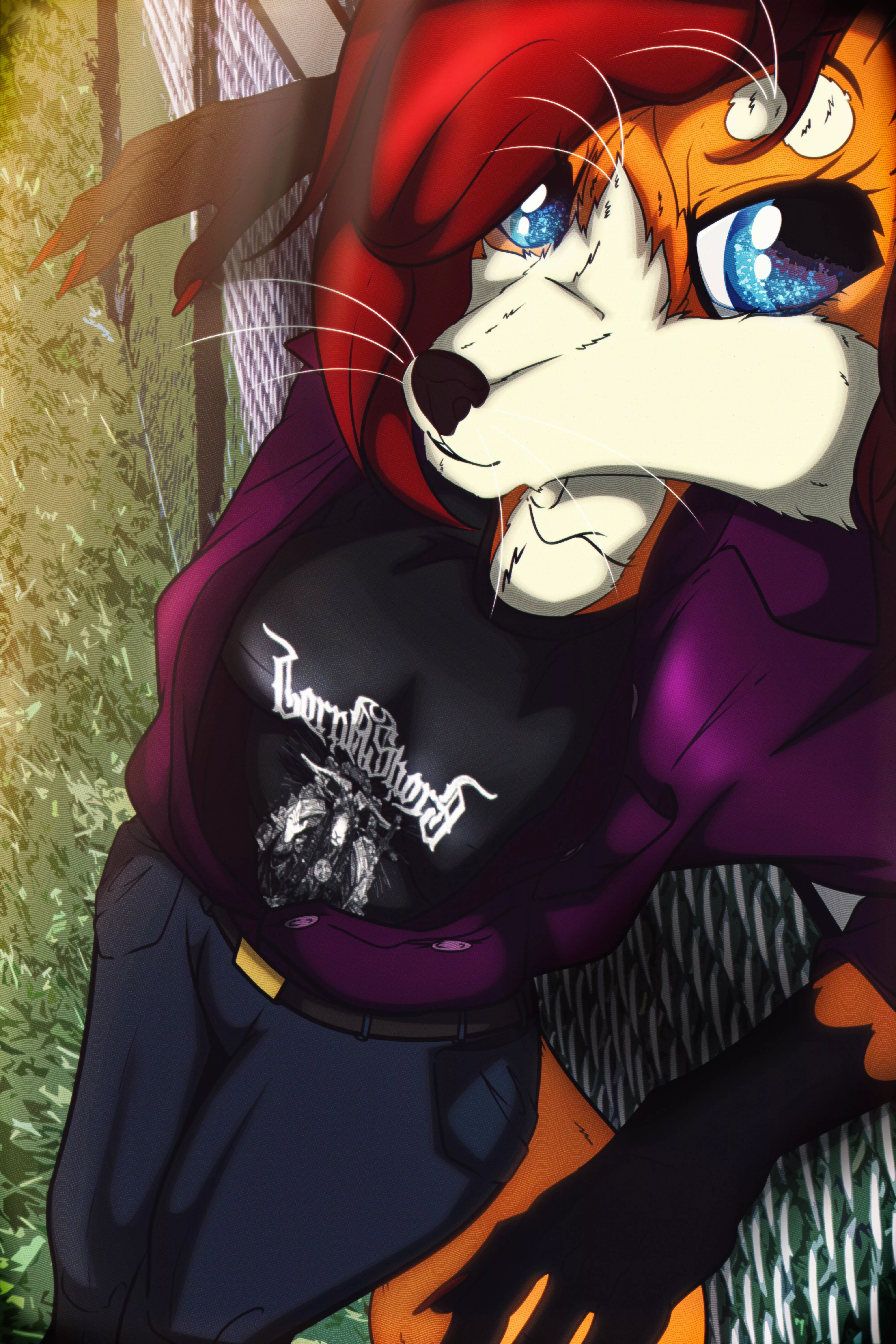 Looking cool! (Art by me: 0l-Fox-l0)