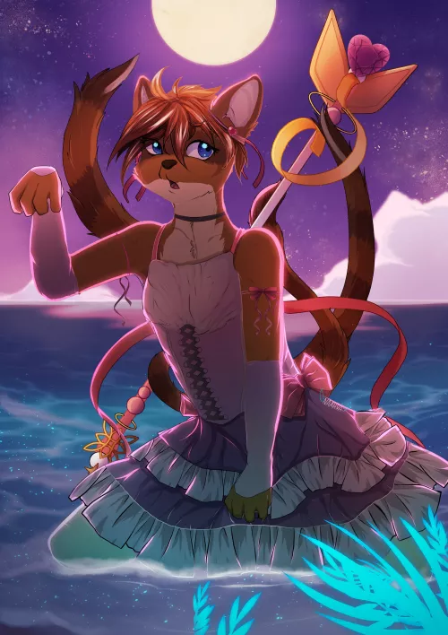 Magical Girl Garuo! Art by me, Naahva! ( . u . )