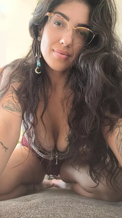 My eyes are up here. But you can look anywhere you want.