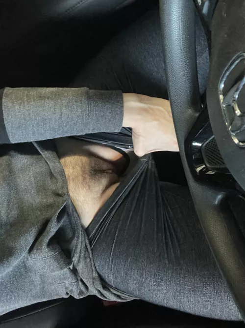 Out running errands peek