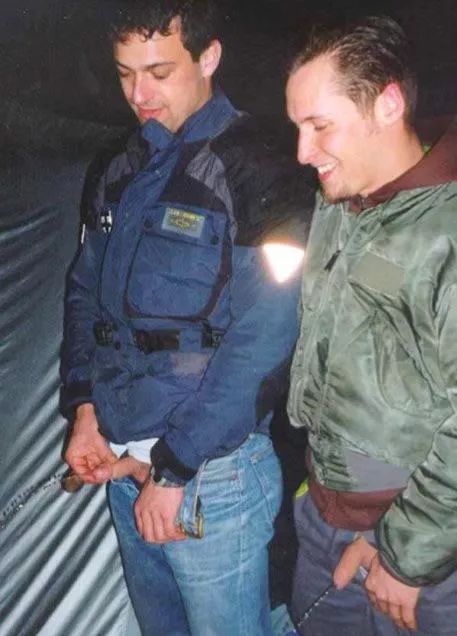 “Piss together” …