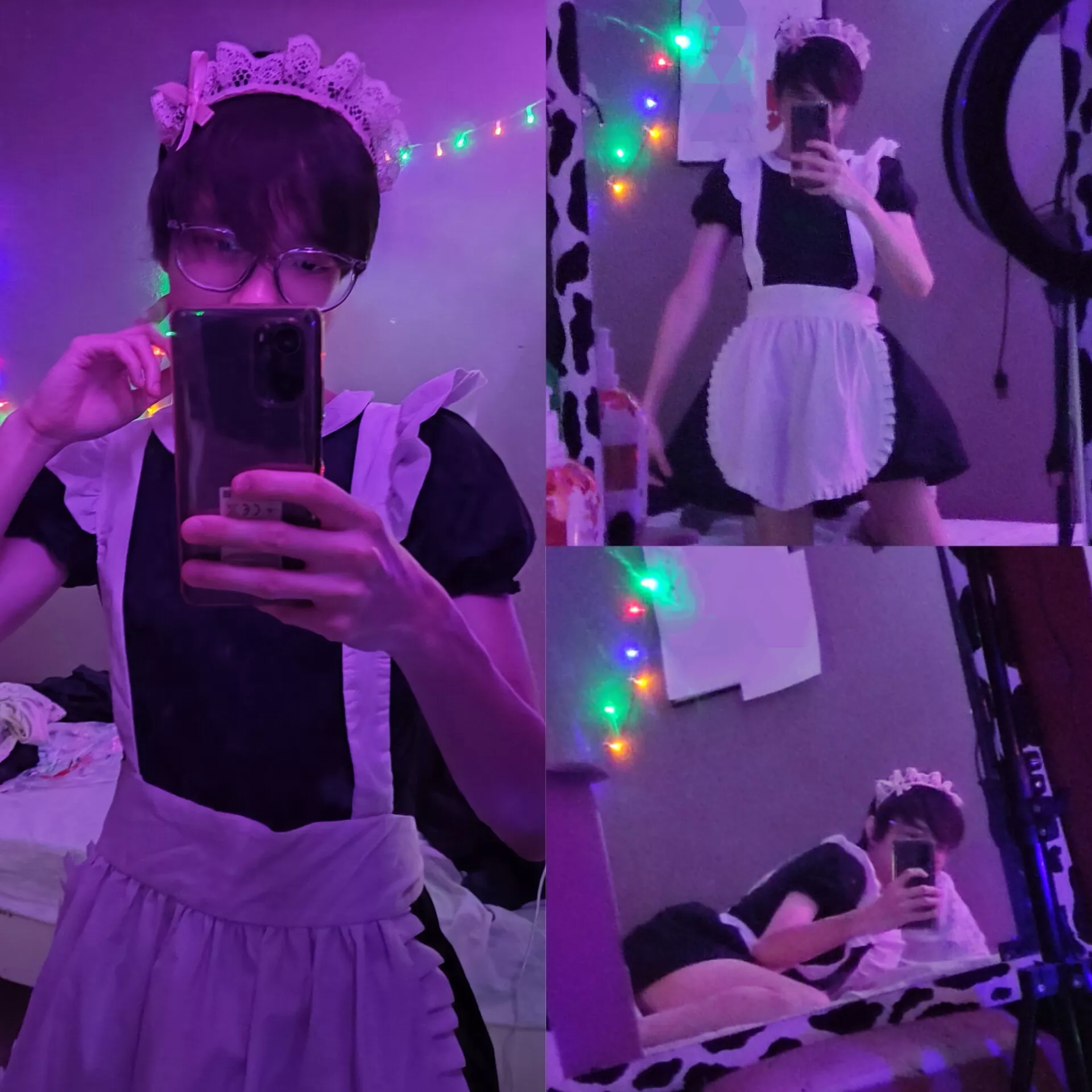 Slowly, slowly I am succumbing to you, master. 💜😈