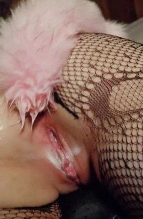 So creamy after being left on the fuck machine for an hour