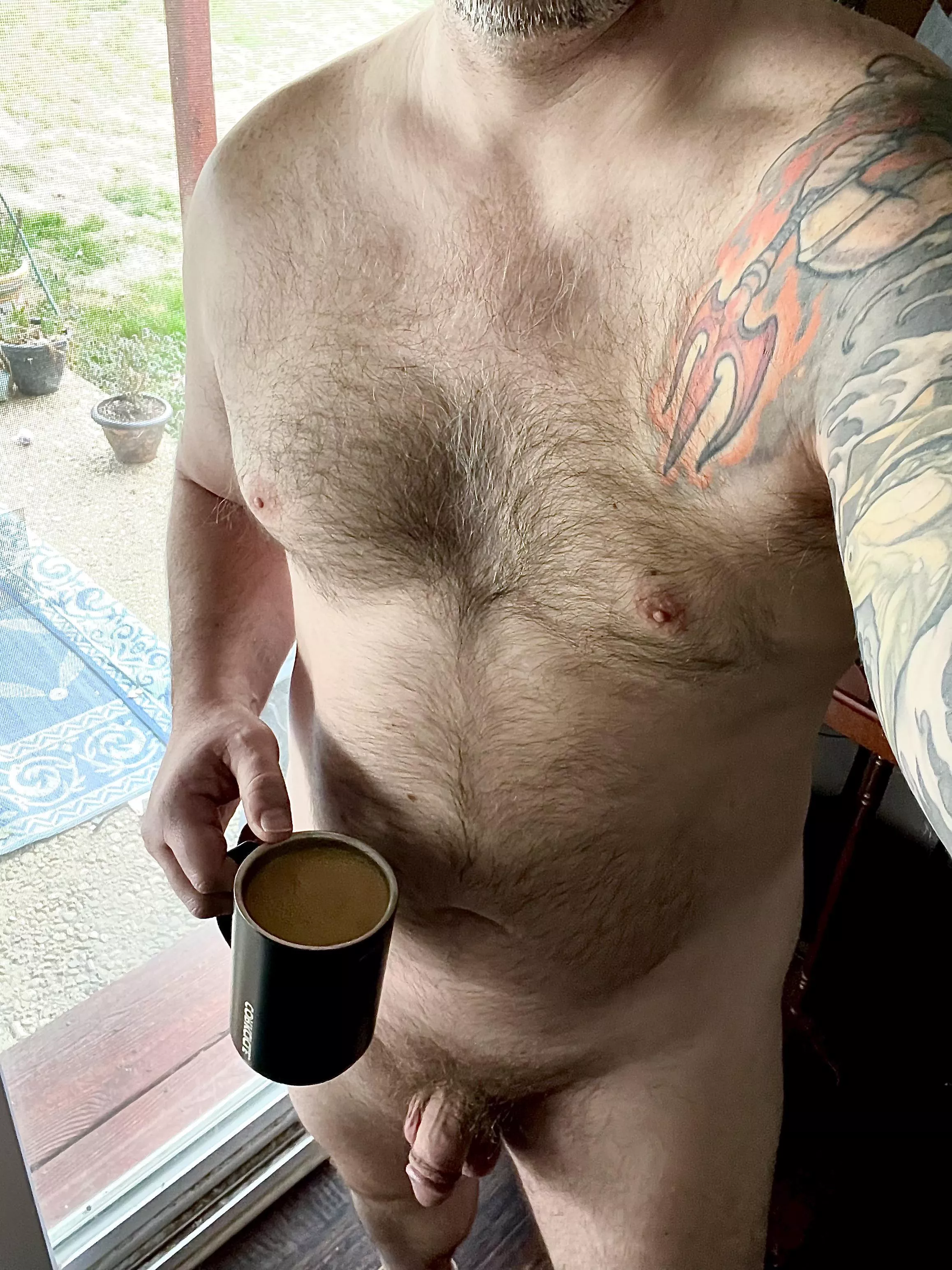 Still a bit too cold out, so I guess we enjoy the indoor view for now?