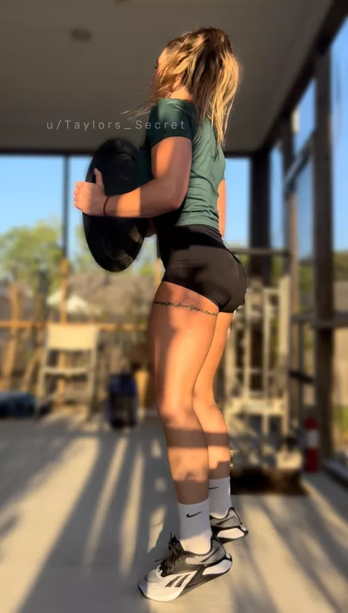 Sweaty outdoor session