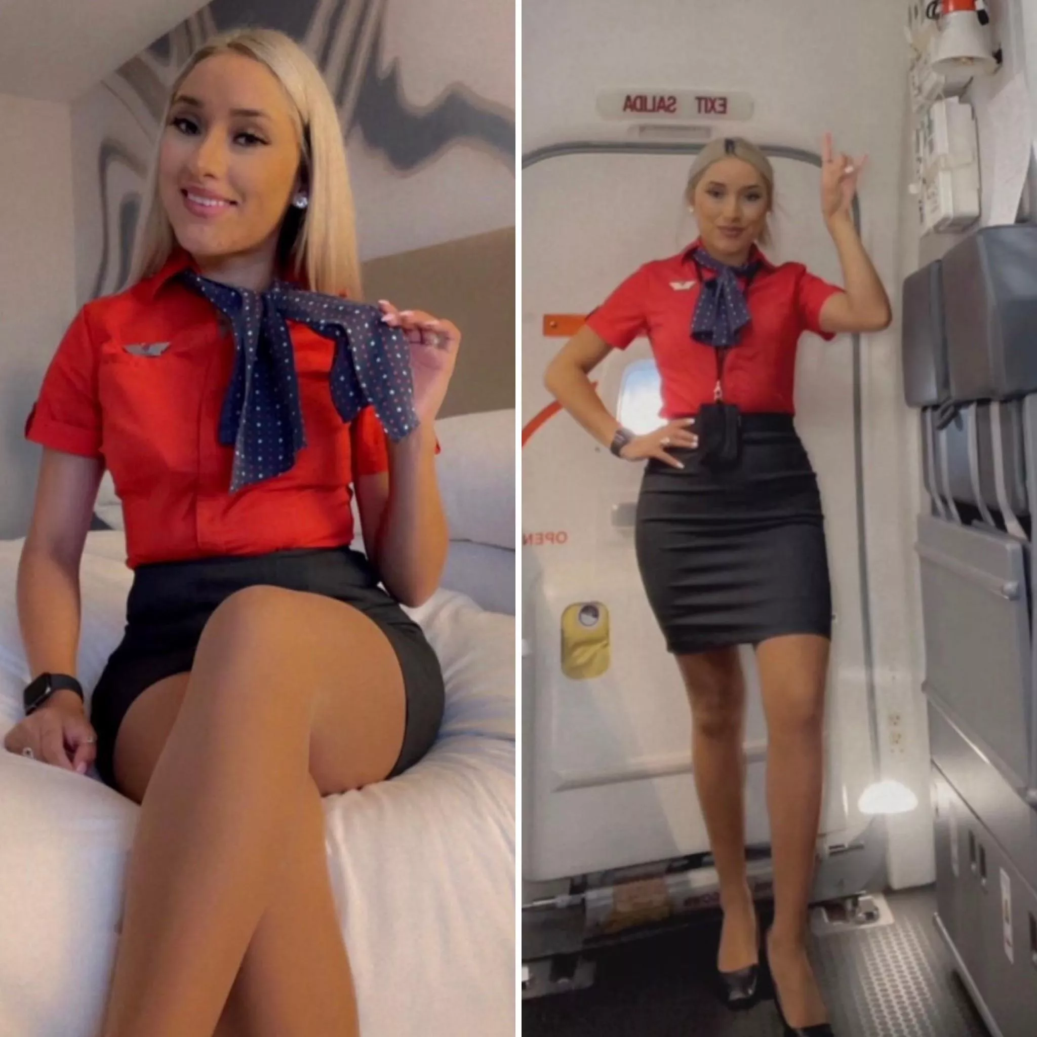 Tights and tight skirts