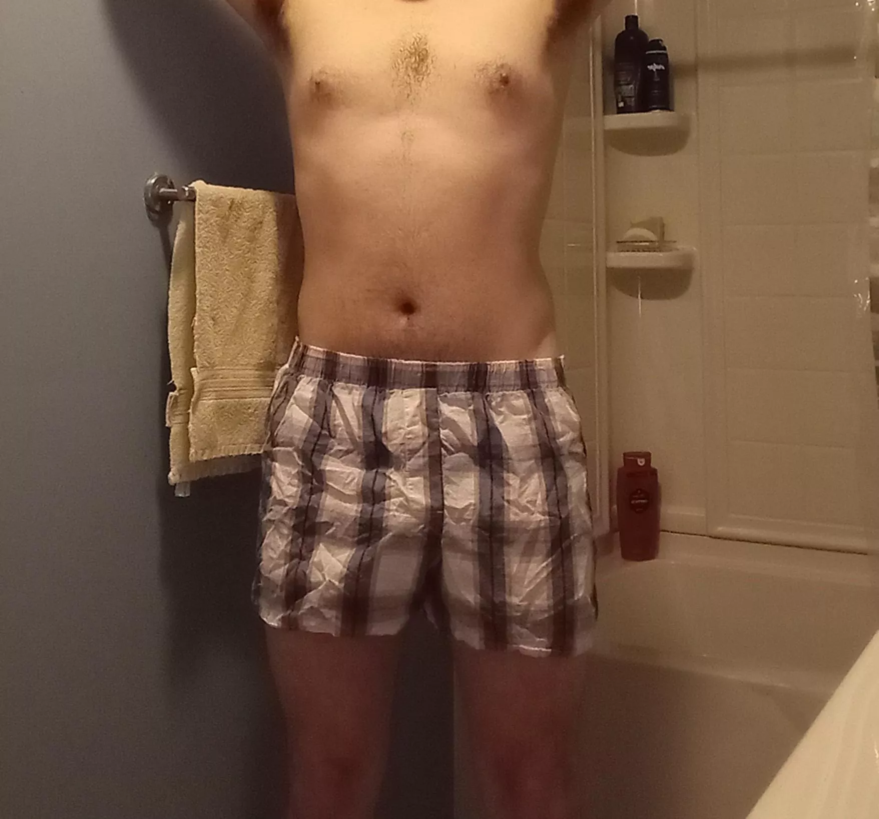 usually wear briefs but tonight I am loving these boxers