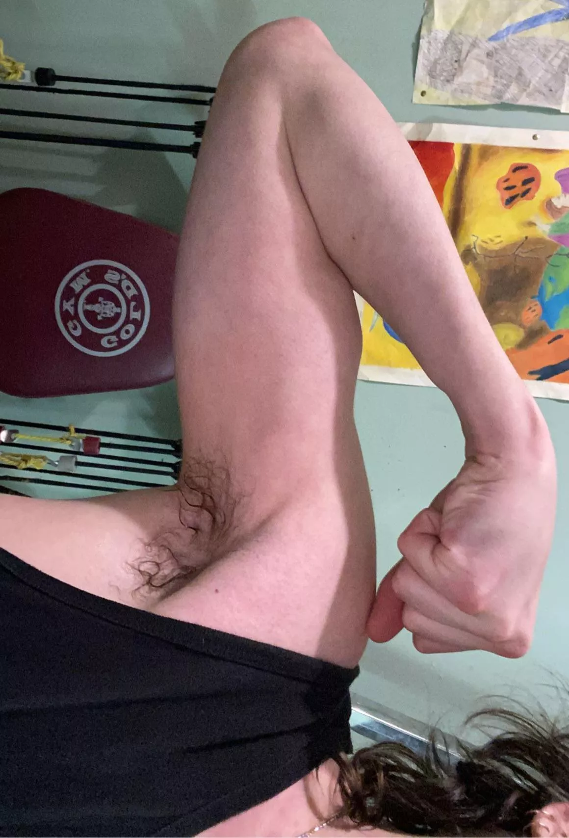 18 old pic* after workout