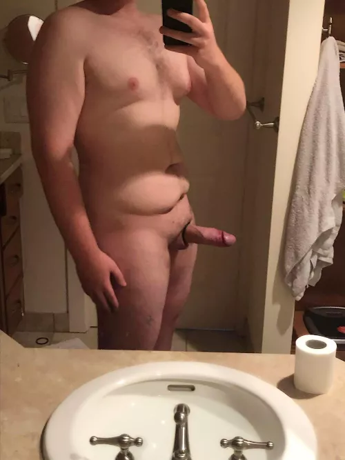 [7” x 6.9”] I am 6’4” and 289lbs for reference, want to compare?