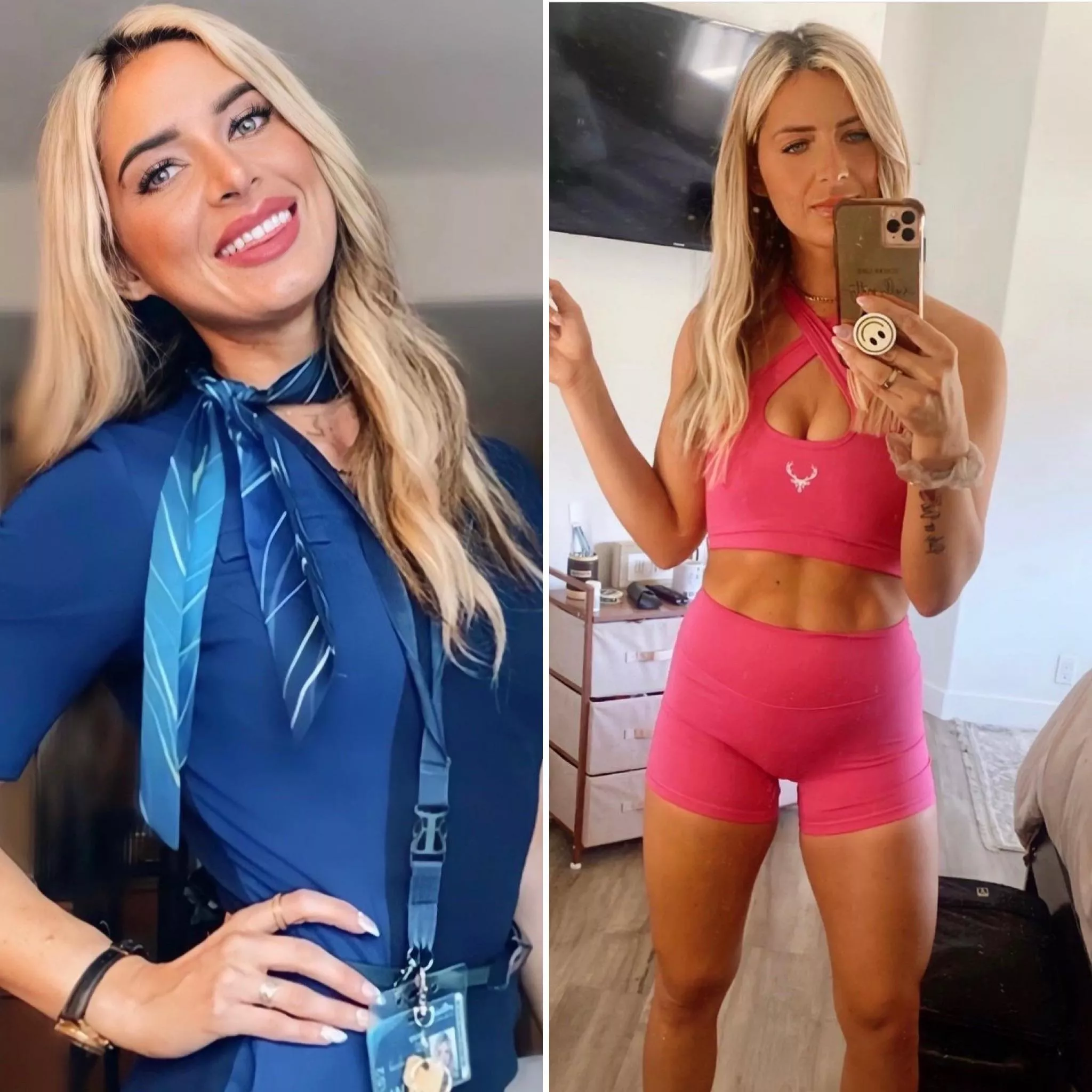 All that muscle from lifting carryon bags