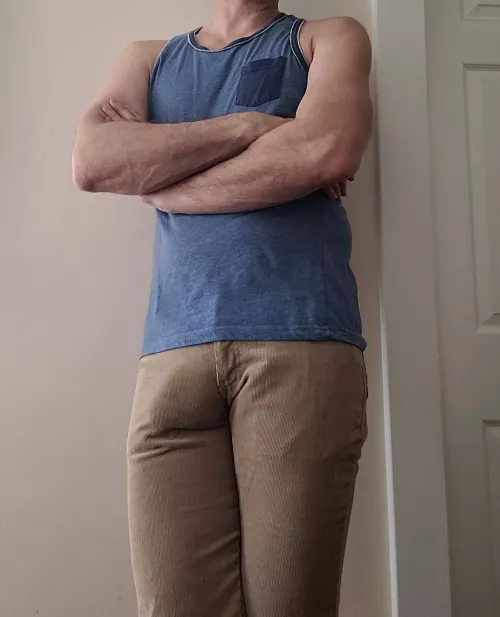 Back in my tightest cords